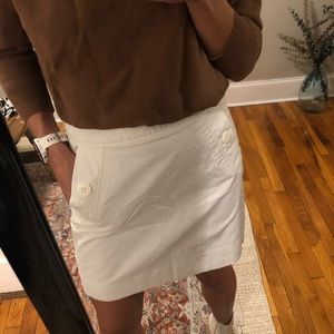 Lilly Pulitzer White high waisted skirt